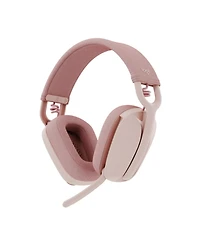 Logitech Zone Vibe 100 Lightweight, Wireless, Noise Canceling Headphones (Rose)