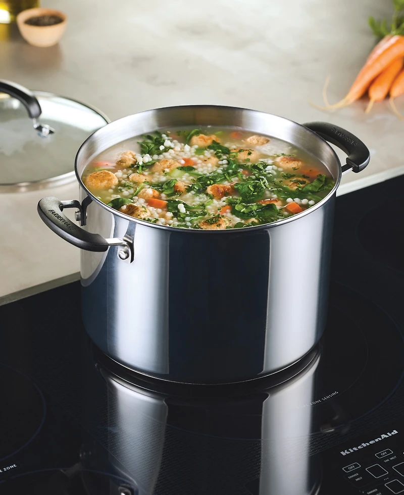 Farberware Brilliance Stainless Steel 8-Qt. Stockpot with Lid