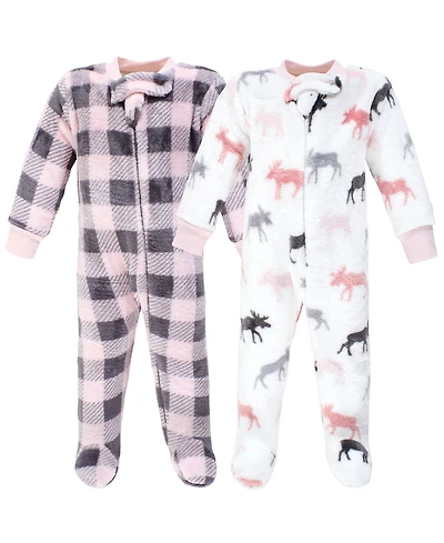 Hudson Baby Baby Girls Hudson Plush Sleep and Play