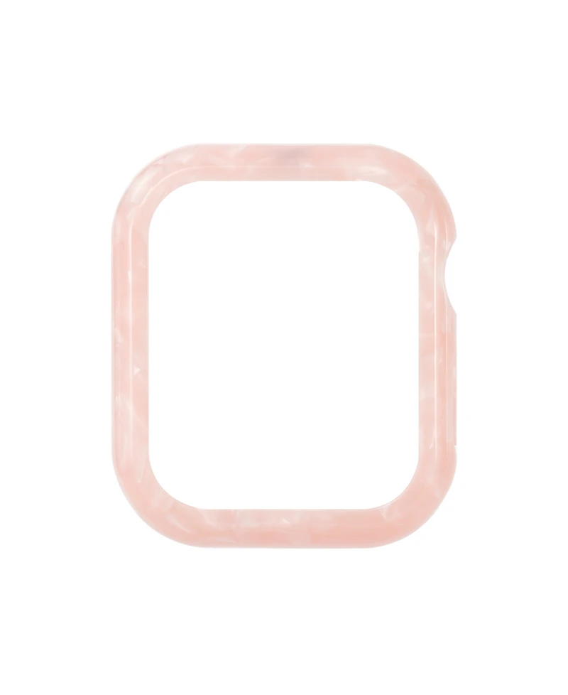 Anne Klein Women's Pink Acetate Protective Case designed for 45mm Apple Watch