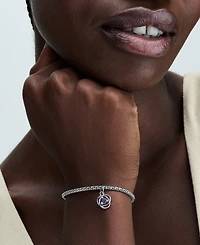 Pandora Sterling Silver Birthday Circle Stone Dangle Charm