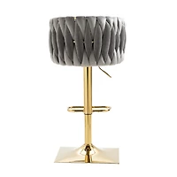 Streamdale Vintage Bar Stools With Back And Footrest Counter Height Dining Chairs