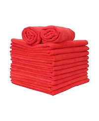 Arkwright Home Smart Choice Microfiber Hand Towels (12 Pack), 15x24 in., Color Options