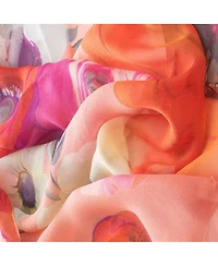 Campo de' Fiori - Long Sheer Silk Scarf for Women