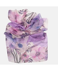 Campo de' Fiori - Long Sheer Silk Scarf for Women