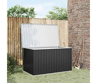 vidaXL Patio Storage Box Anthracite 67.3"x39"x36.6"