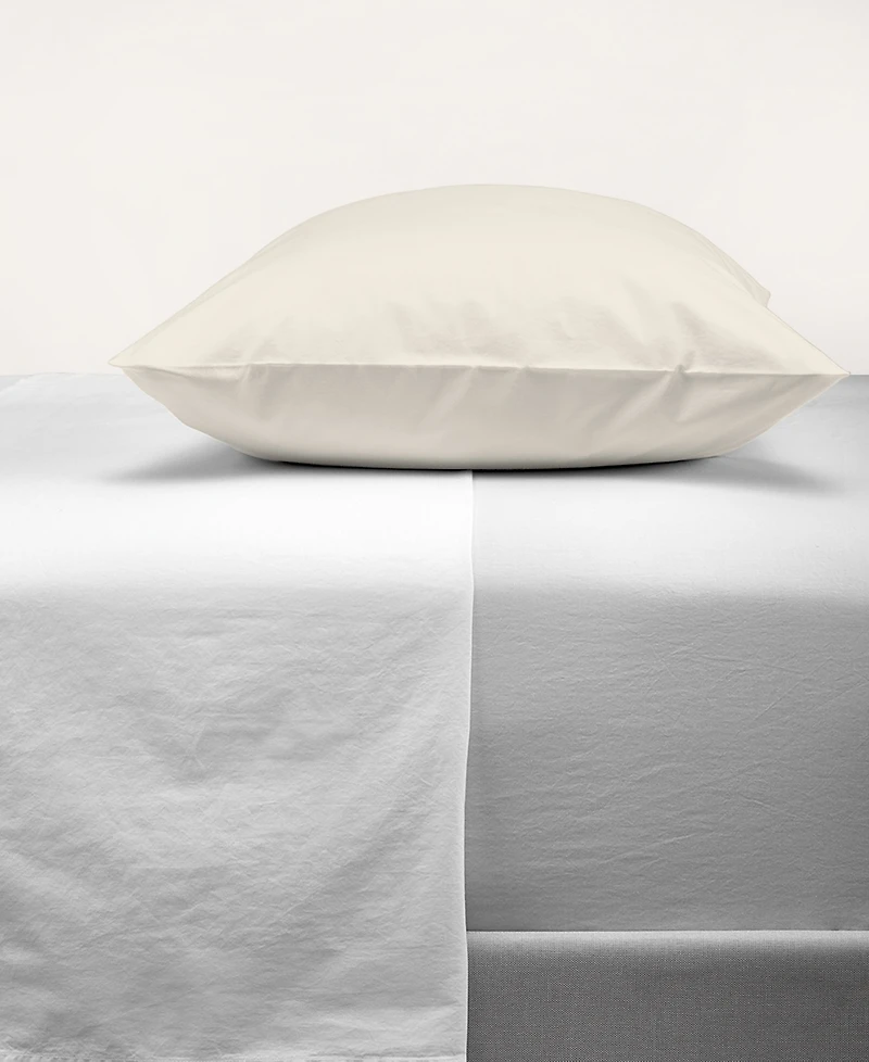 Purity Home Ultra-Light Cool Crisp 100% Cotton Percale Pillowcase Pair