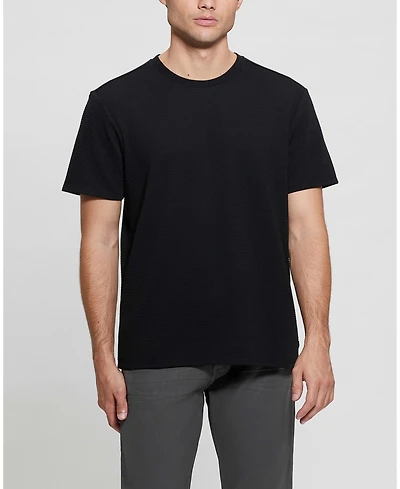 Guess Men's Textured Stripe T-Shirt