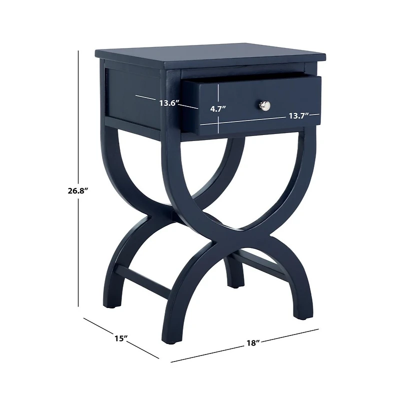 Maxine Accent Table With Storage Drawer