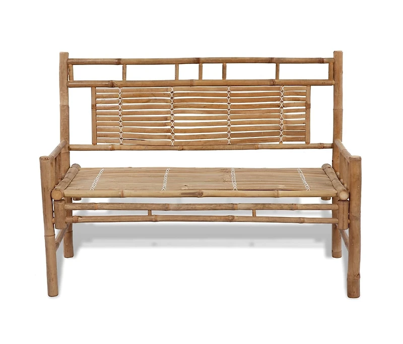 vidaXL Patio Bench 47.2" Bamboo