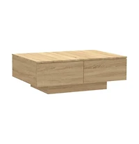 Coffee Table Sonoma Oak 35.4"x23.6"x12.2" Engineered Wood