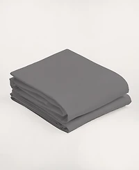 Purity Home 300 Thread Count Brushed Cotton Percale Pillowcase Pair, King