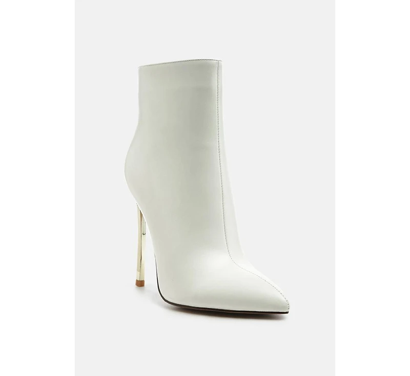 siren patent faux leather bootie