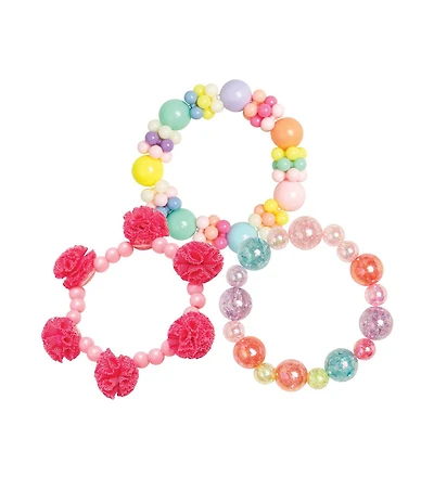 Puttisu Girls Bangle Trio - Candy Pearls