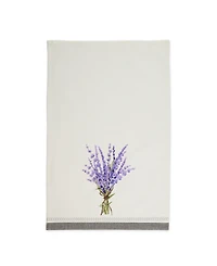 Design Imports Cotton Kitchen Towel Set Lightweight Fast-Drying Dish Towels, 18x28", Lavender Bouquet, 3 Piece