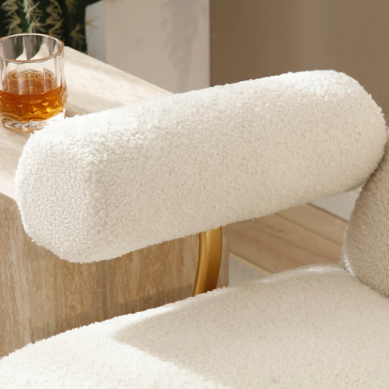 Streamdale Sherpa Nursery Rocking Chair for Baby and Kids