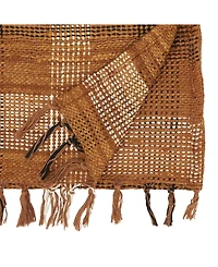 Saro Lifestyle Rustic Plaid Table Runner, 16"x72"