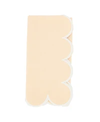 Saro Lifestyle Scalloped Hem Napkin Set of 4,20"x20"