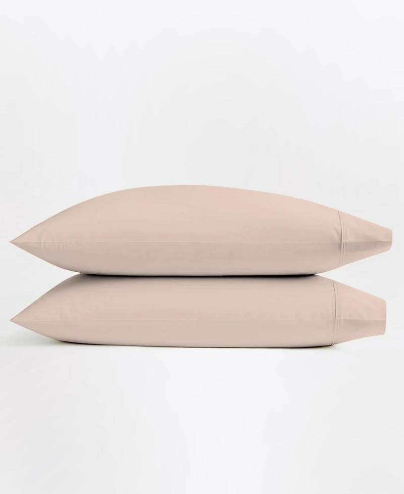 Purity Home 400 Thread Count Cotton Percale Pillowcase Pair