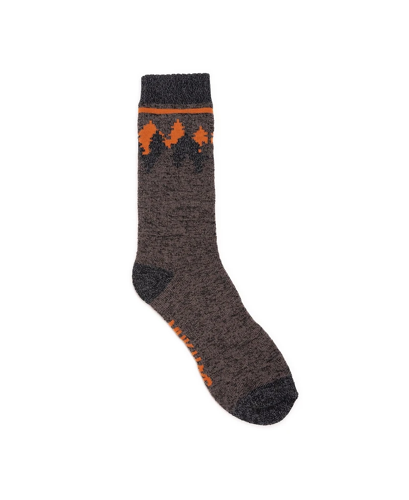 Muk Luks Men's Repreve Sock, Purple Mountain, One