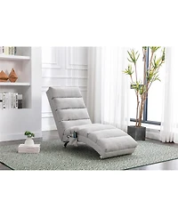 Streamdale Modern Indoor Linen Chaise Lounge