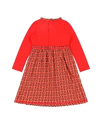 Mixed Up Clothing Girls Ruffle Dress