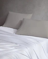 Purity Home 400 Thread Count Wrinkle Resistant Cotton Sateen Pillowcase Pair