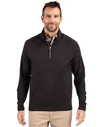 Cutter & Buck Men's Adapt Eco Knit Hybrid Recycled Quarter Zip