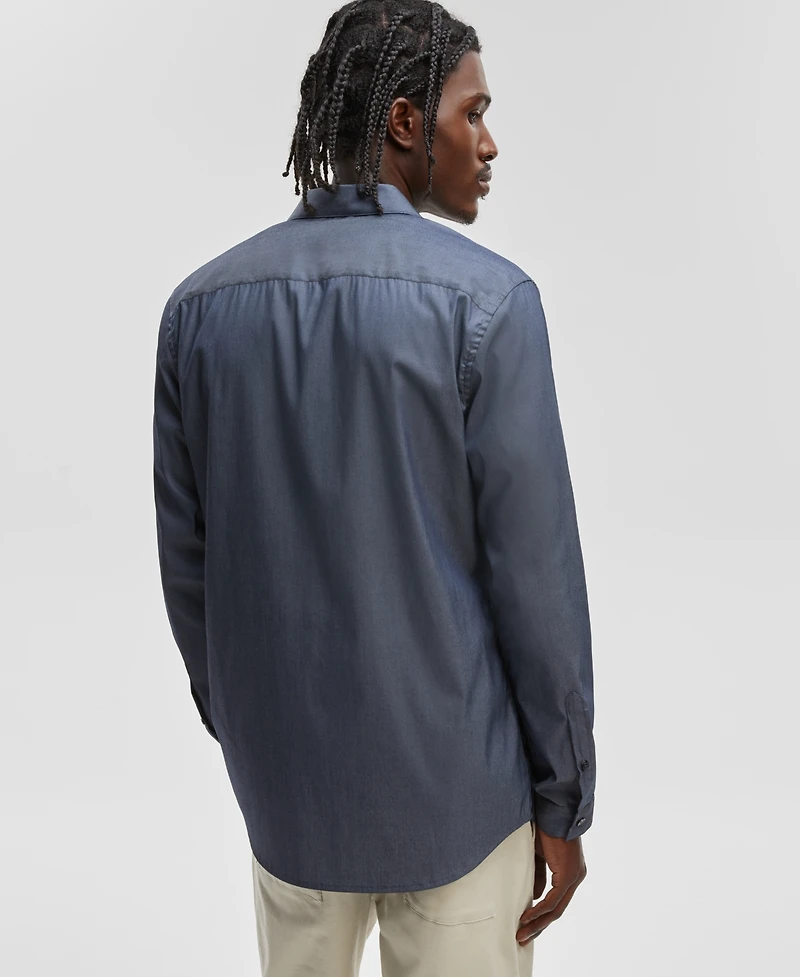 Mode of One Men's Slim-Fit Button-Down Sport Shirt