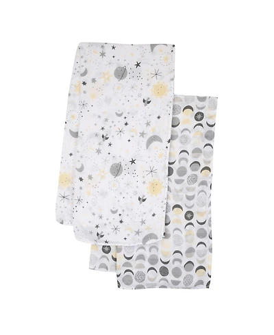 Bedtime Originals Little Star Celestial Cotton Muslin Swaddle Blankets 2-Pack