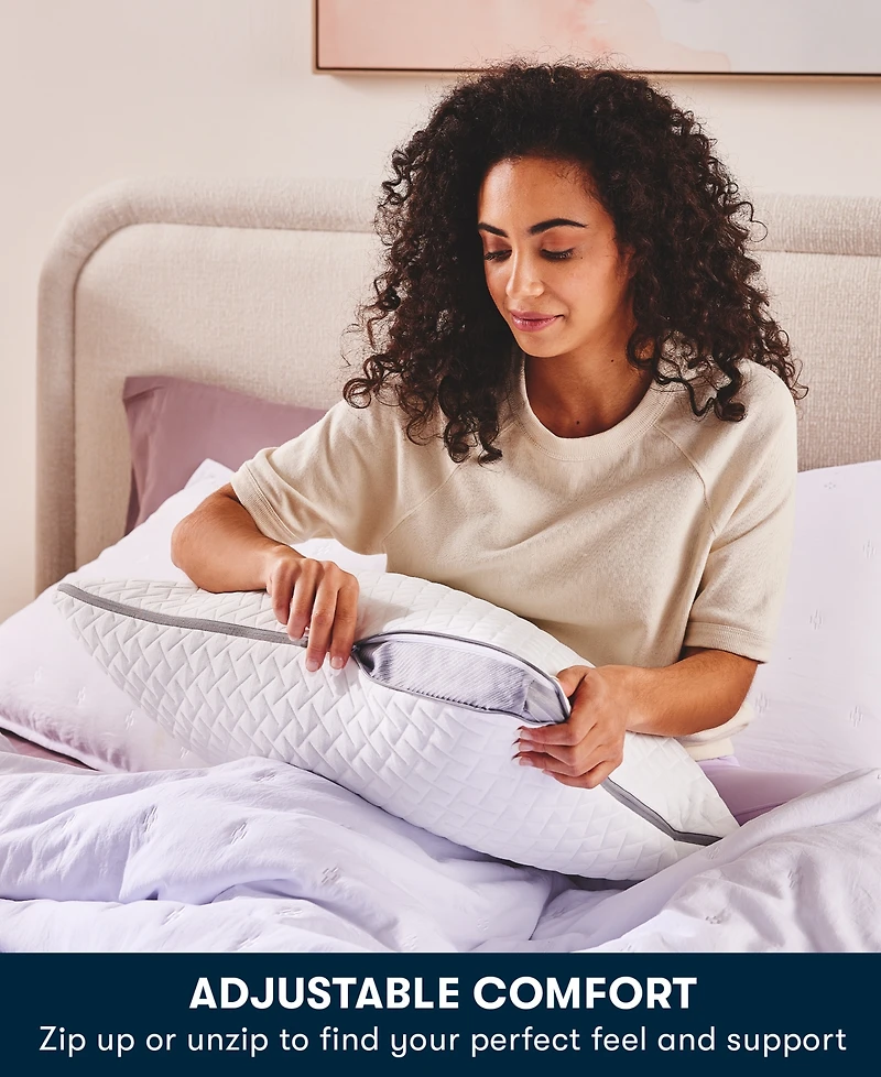 Serta Layered Luxury Gel Memory Foam Pillow, King