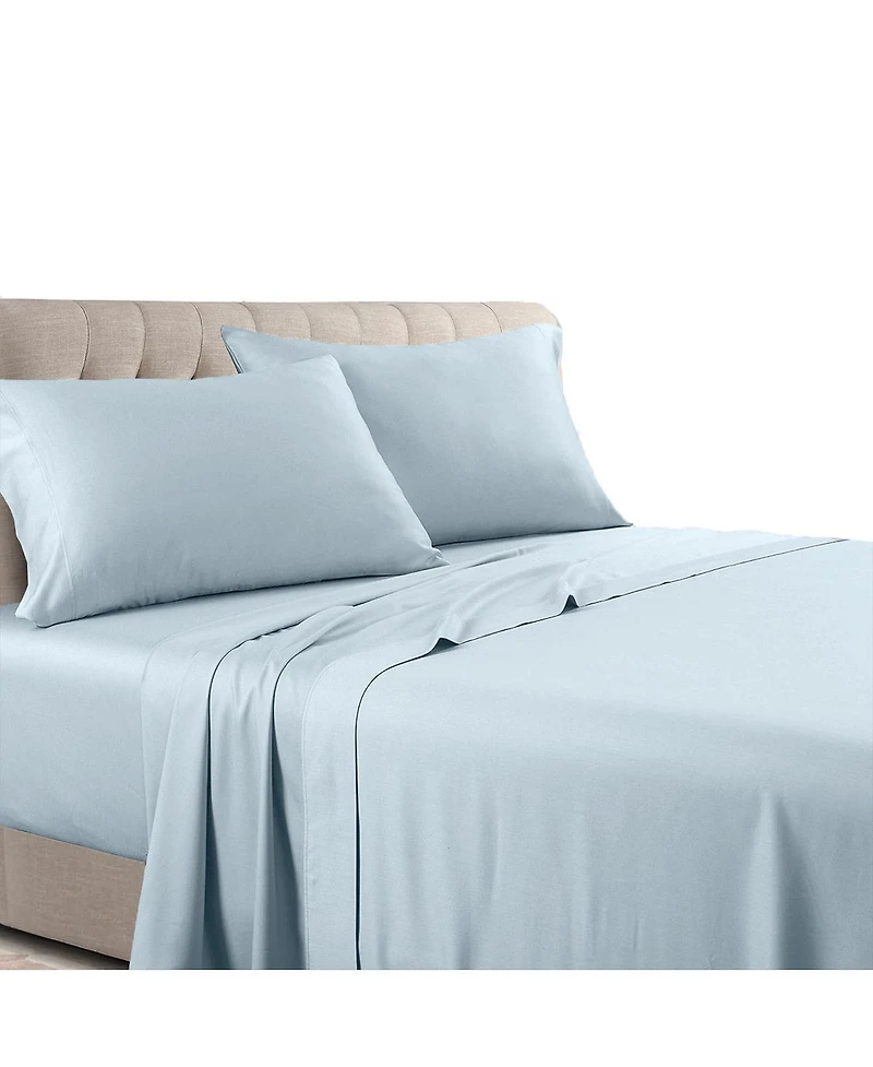 Low Profile (7-10 Inches) Sheet Set 100% Cotton Sateen Usa, Twin Xl