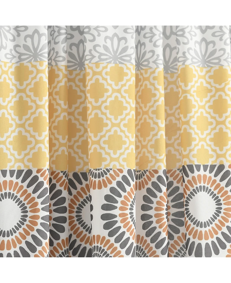 Lush Decor Bohemian Stripe Window Curtain Panels