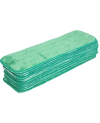 Arkwright Home Microfiber Flat Wet Mop Refills (12 Pack) - 18", Color Options