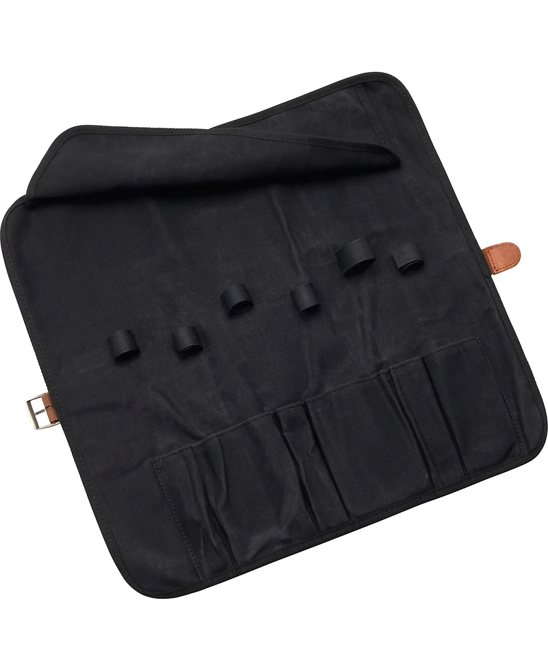 Zwilling Bbq Chef's Black Waxed Canvas Tool Storage Wrap