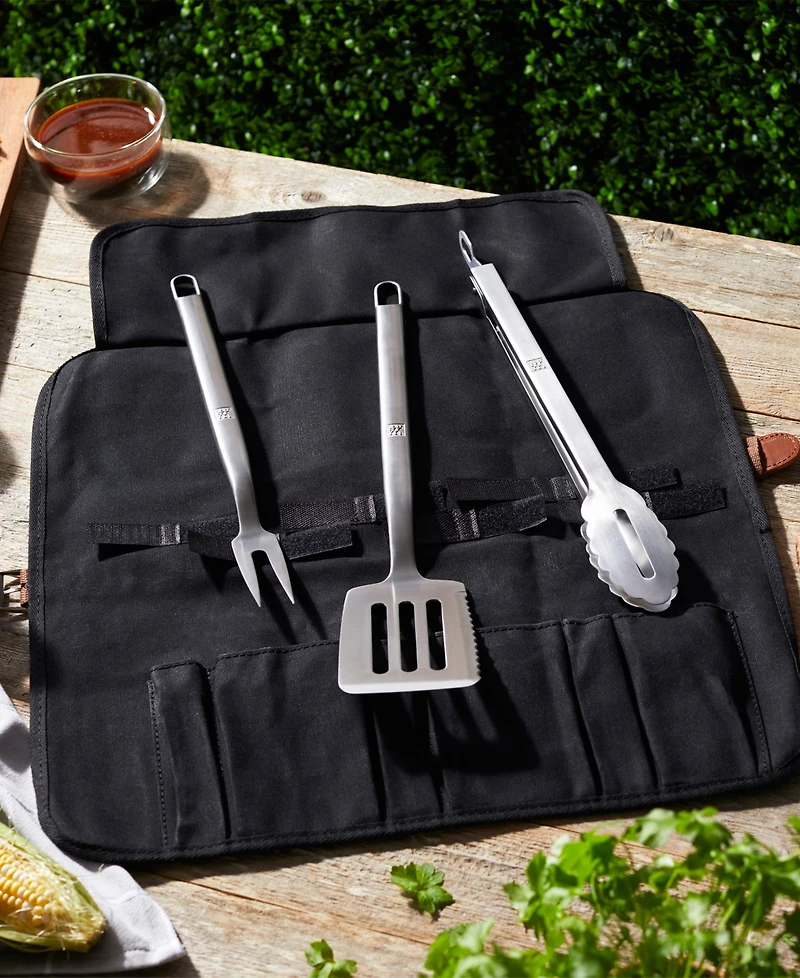 Zwilling Bbq 4pc Stainless Steel Grill Tool Set