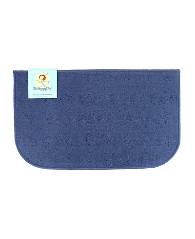 Sloppy Chef D-Shape Kitchen Throw Rugs (18x30 in.), Non-Skid Backing, Color Options