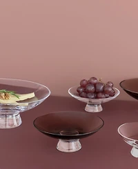 Nude Glass Silhouette Serving Bowl