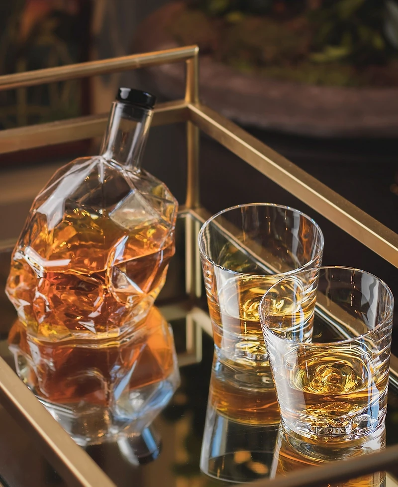 Nude Glass Memento Mori Whisky Bottle