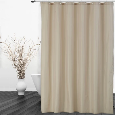 Caromio Waterproof Fabric Shower Curtain Liner with Magnets, 72" x 72"