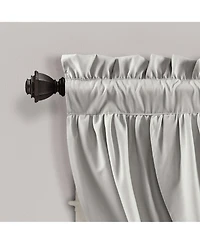 Lush Decor Lucia Window Valance - Kitchen and Bath Single Panel