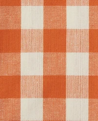 Design Imports Fall Kitchen Decor Collection Dish Towel Potholder Hostess Gift Set, Sunflowers/Orange Buffalo Check, 3 Piece