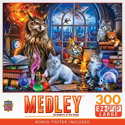 Masterpieces Medley - Caretakers of the Study 300 Piece Ez Grip Puzzle