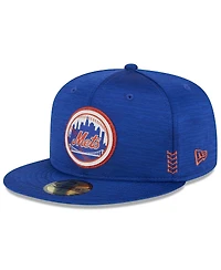 New Era Men's Royal New York Mets 2024 Clubhouse 59FIFTY Fitted Hat