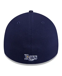 New Era Men's Navy Tampa Bay Rays 2024 Batting Practice 39THIRTY Flex Hat