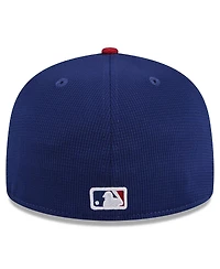 New Era Men's White Texas Rangers 2024 Batting Practice 59FIFTY Fitted Hat