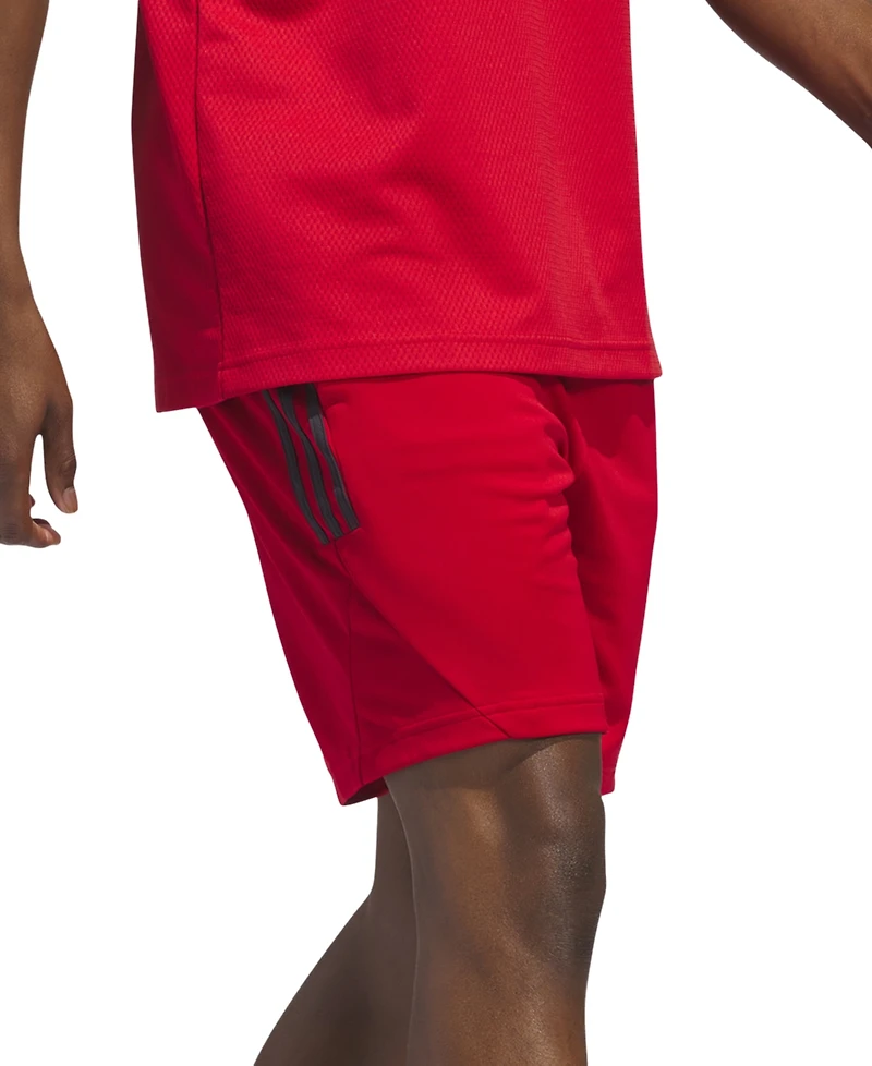 adidas Men's Legends 3-Stripes 7" Basketball Shorts