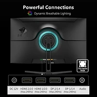 Z-edge UG32P 32 inch 1080P Full Hd 240Hz 1ms Curved Gaming Monitor, 2 x Hdmi, 2 x Dp