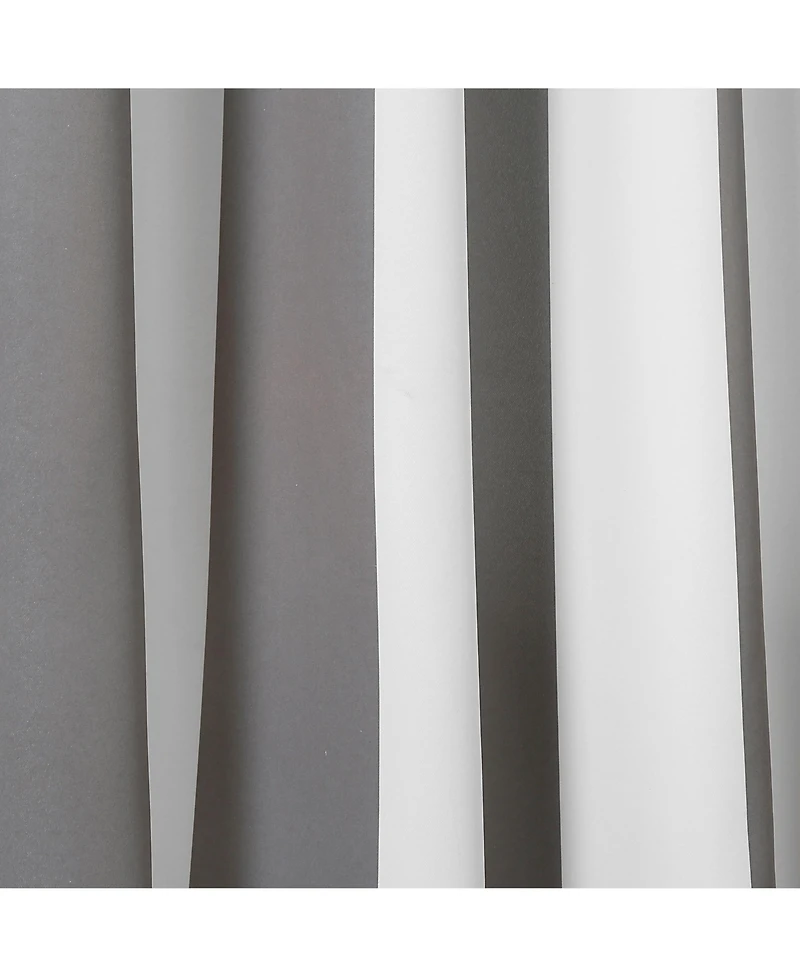 Lush Decor Wilbur Stripe Light Filtering Window Curtain Panels