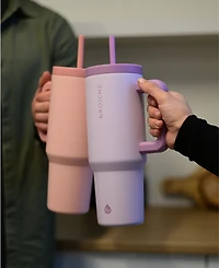 Grosche 40oz Insulated Tumbler with Straw and Handle